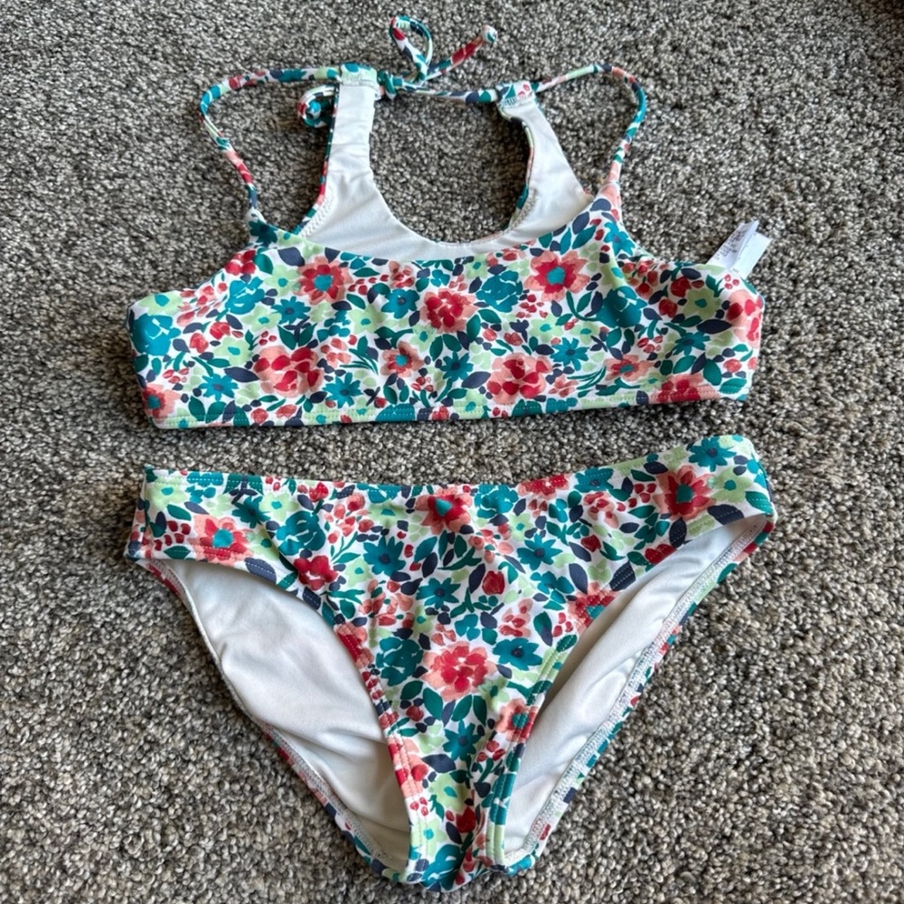O’Neill Floral Kids Swim Set - Multicolor size 10 girls